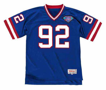 New York Giants Michael Strahan 1994 Home Throwback Football Jersey product image