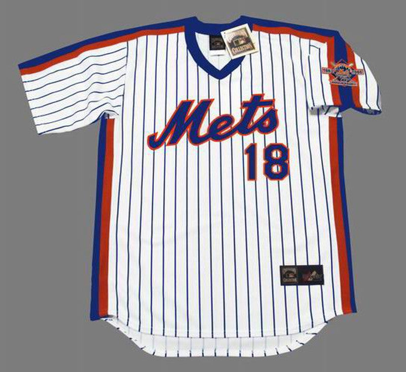 DS NYM 1986 Cooperstown Home Baseball Stitched Jersey, Vintage Baseball Jersey, Retro Sewn Jersey
