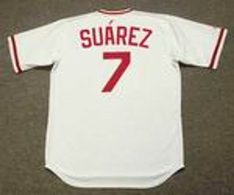 Eugenio Suarez Cincinnati Reds 1975 Baseball jersey retro stitched fan gear RTJ00992