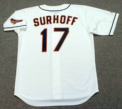 Bj Surhoff Baltimore Orioles 1999 Baseball jersey retro stitched fan gear RTJ01739