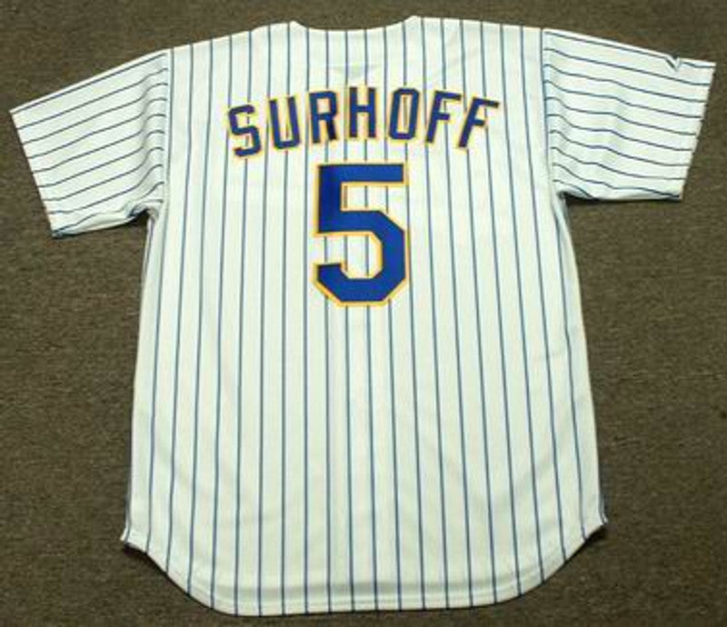 BS MB Milwaukee 1990 Home Throwback Baseball Stitched Jersey, Vintage Baseball Jersey, Retro Sewn Jersey