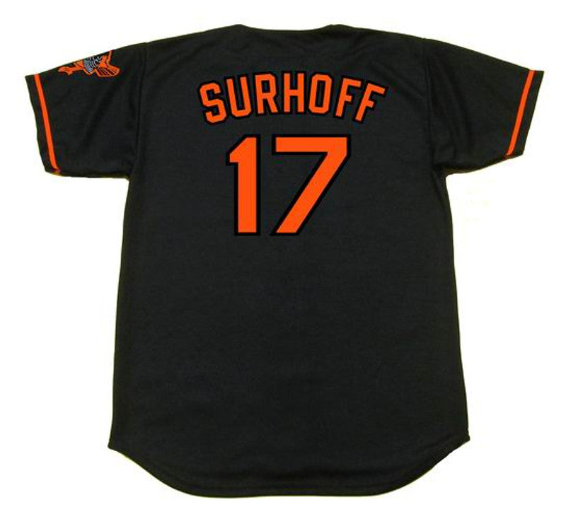 Bj Surhoff Baltimore Orioles 2000 Baseball jersey retro stitched fan gear RTJ01738