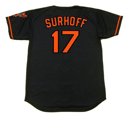 Bj Surhoff Baltimore Orioles 2000 Baseball jersey retro stitched fan gear RTJ01738