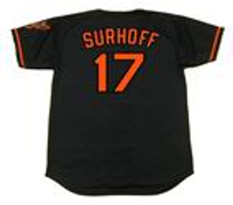 Bj Surhoff Baltimore Orioles 2000 Baseball jersey retro stitched fan gear RTJ01738