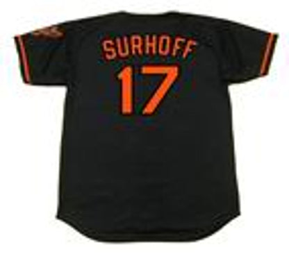 Bj Surhoff Baltimore Orioles 2000 Baseball jersey retro stitched fan gear RTJ01738
