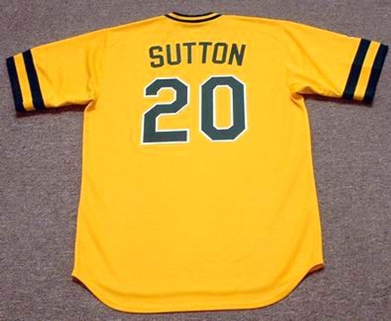 Don Sutton Oakland Athletics 1985 Baseball jersey retro stitched fan gear RTJ01099