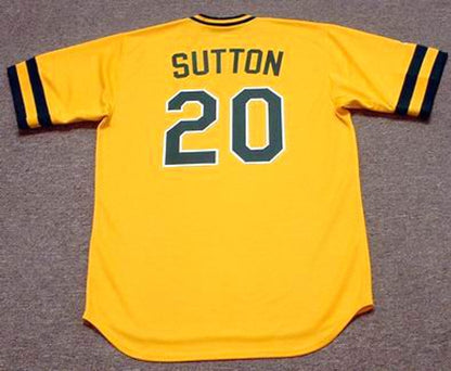 Don Sutton Oakland Athletics 1985 Baseball jersey retro stitched fan gear RTJ01099