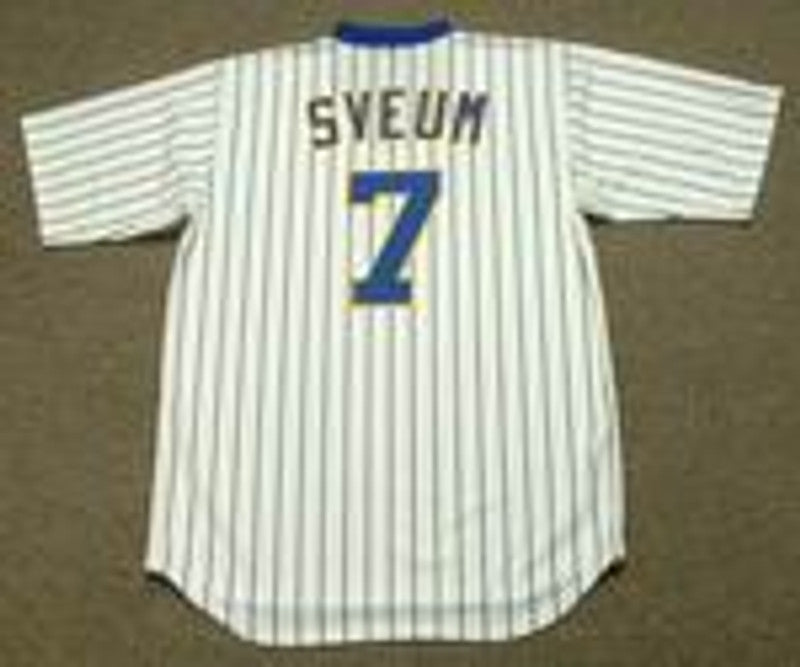 Dale Sveum Milwaukee Brewers 1987 Baseball jersey retro stitched fan gear RTJ01327
