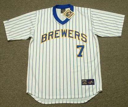 Dale Sveum Milwaukee Brewers 1987 Baseball jersey retro stitched fan gear RTJ01327
