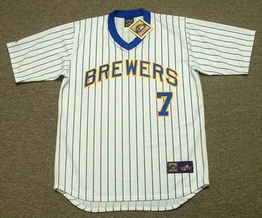 Dale Sveum Milwaukee Brewers 1987 Baseball jersey retro stitched fan gear RTJ01327