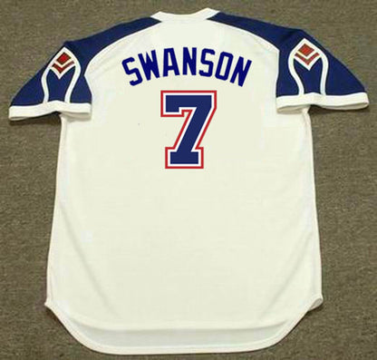 Dansby Swanson Atlanta Braves 1970s Baseball jersey retro stitched fan gear RTJ01311