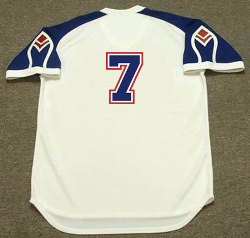 DS AB 1970s Home Throwback Baseball Stitched Jersey, Vintage Baseball Jersey, Retro Sewn Jersey
