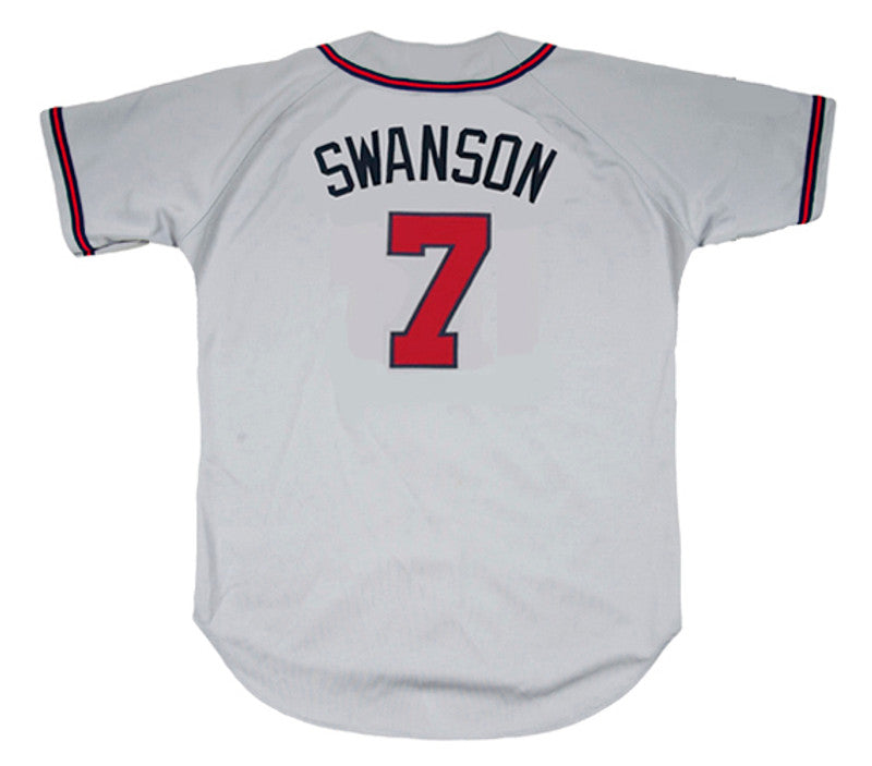 Dansby Swanson Atlanta Braves Baseball jersey retro stitched fan gear RTJ01312