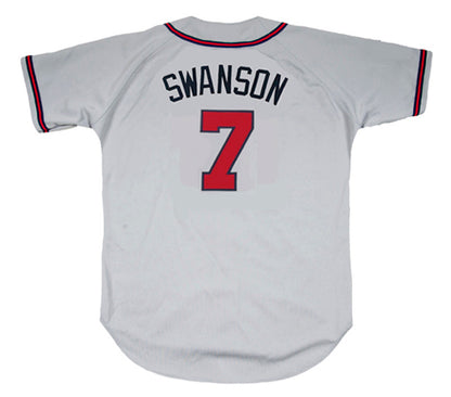 Dansby Swanson Atlanta Braves Baseball jersey retro stitched fan gear RTJ01312