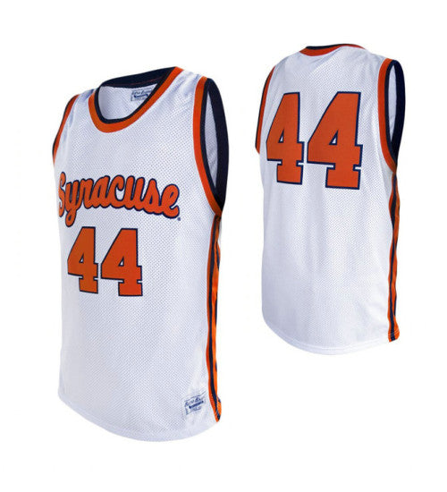 Syracuse Orange 44 Alumni Basketball College Basketball Jersey White retro stitched fan jersey RTJ2209 image 1