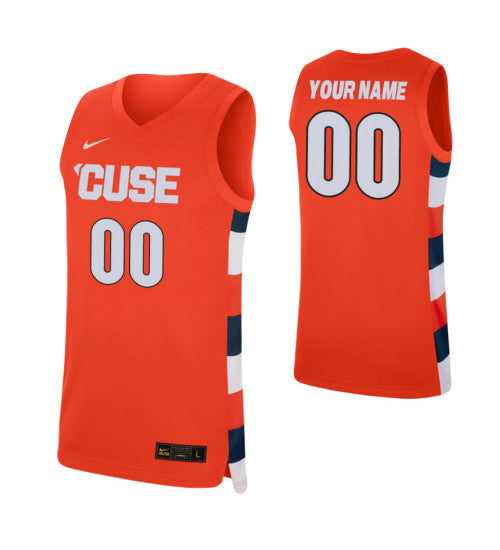 Syracuse Orange Custom Jersey Orange retro stitched fan jersey RTJ7948 image 1