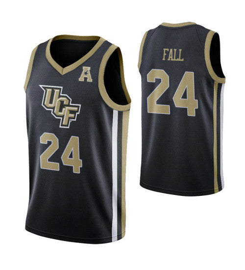 Ucf Knights 24 Tacko Fall Black College Basketball Jersey retro stitched fan jersey RTJ7628 image 1