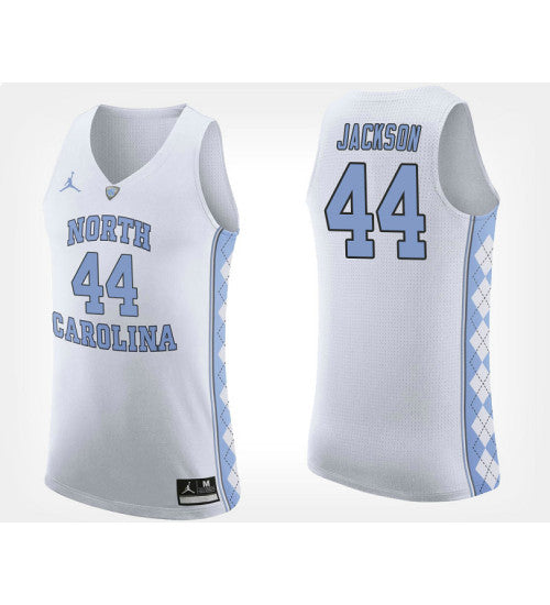 North Carolina Tar Heels 44 Justin Jackson White Road College Basketball Jersey retro stitched fan jersey RTJ3100