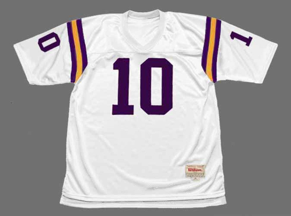 Minnesota Vikings Fran Tarkenton 1975 Away Throwback Football Jersey product image