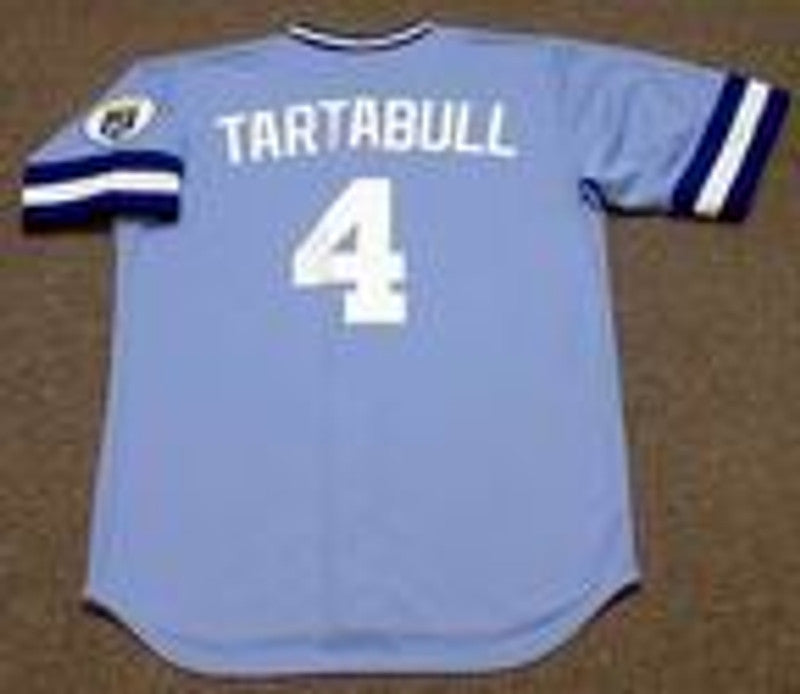 DT KCR 1989 Away Throwback Baseball Stitched Jersey, Vintage Baseball Jersey, Retro Sewn Jersey