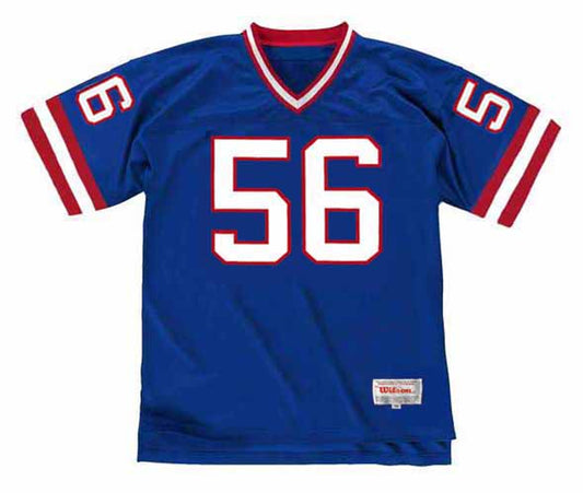 LATA NYG 1988 Throwback Home Football Jersey, Retro Stitched Jersey