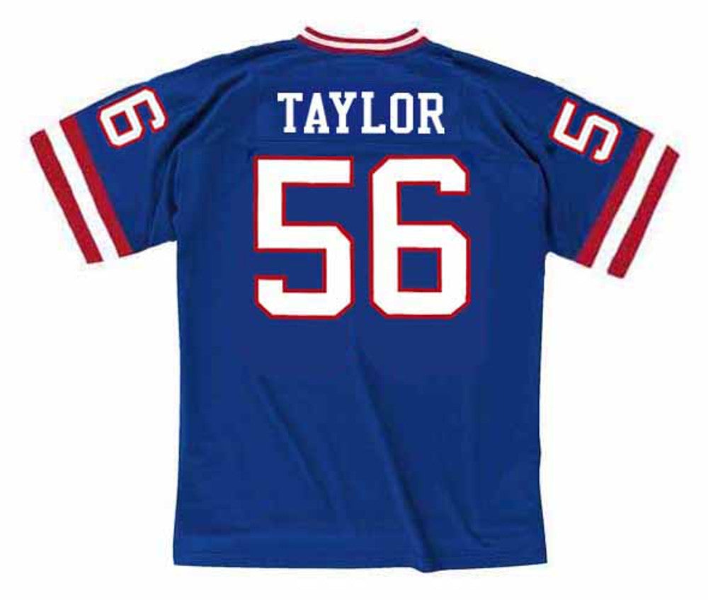 LATA NYG 1988 Throwback Home Football Jersey, Retro Stitched Jersey