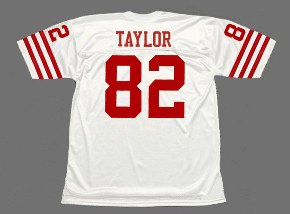 San Francisco 49ers John Taylor 1988 Away Throwback Football Jersey product image
