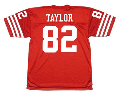 San Francisco 49ers John Taylor 1988 Home Throwback Football Jersey product image