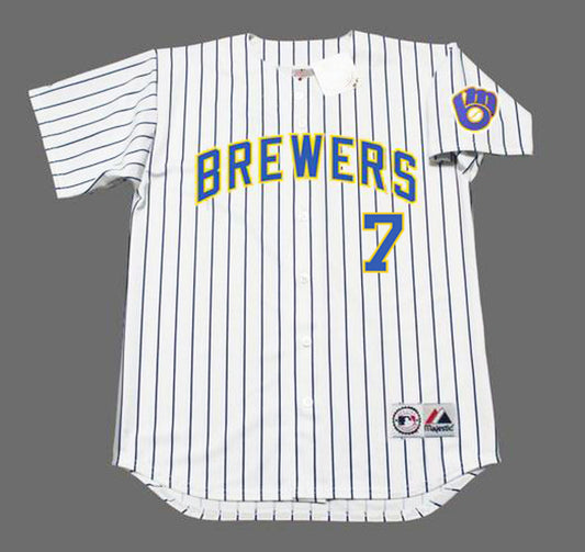 Eric Thames Milwaukee Brewers Baseball jersey retro stitched fan gear RTJ01002