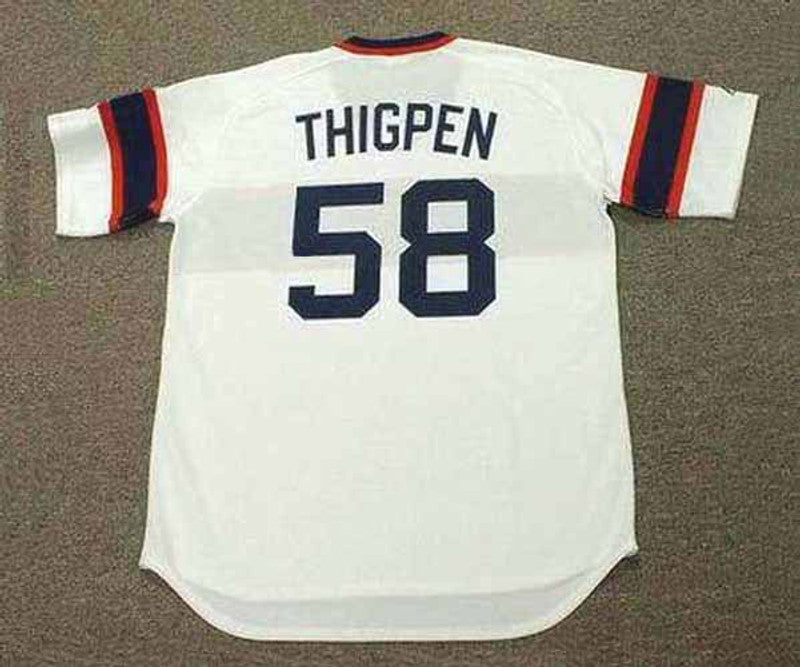 Bobby Thigpen Chicago White Sox 1986 Baseball jersey retro stitched fan gear RTJ01676