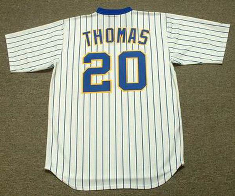 Gorman Thomas Milwaukee Brewers 1982 Baseball jersey retro stitched fan gear RTJ00817