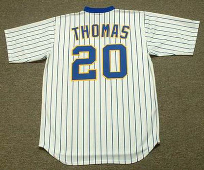 Gorman Thomas Milwaukee Brewers 1982 Baseball jersey retro stitched fan gear RTJ00817