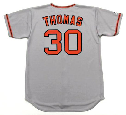 Derrel Thomas San Francisco Giants 1975 Baseball jersey retro stitched fan gear RTJ01155