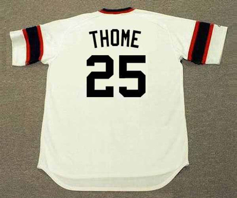 Jim Thome Chicago White Sox 1980s Baseball jersey retro stitched fan gear RTJ00531