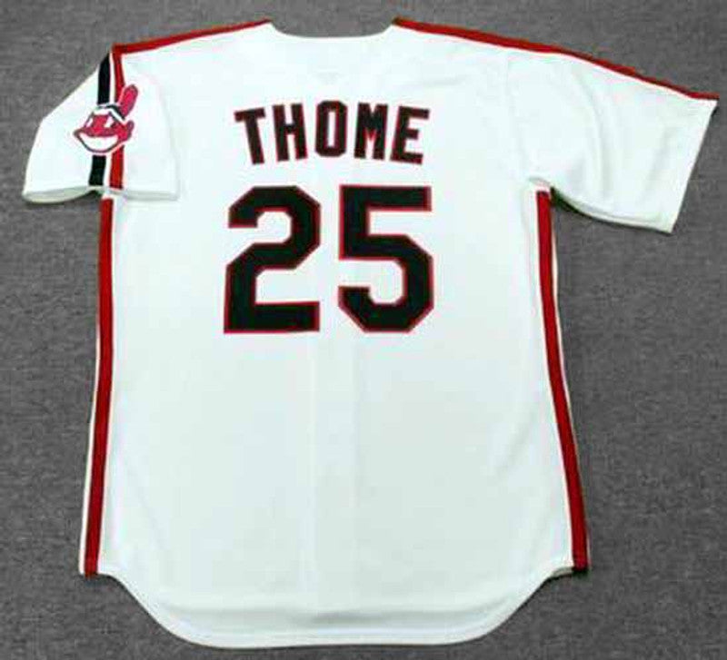 Jim Thome Cleveland Indians 1993 Baseball jersey retro stitched fan gear RTJ00528