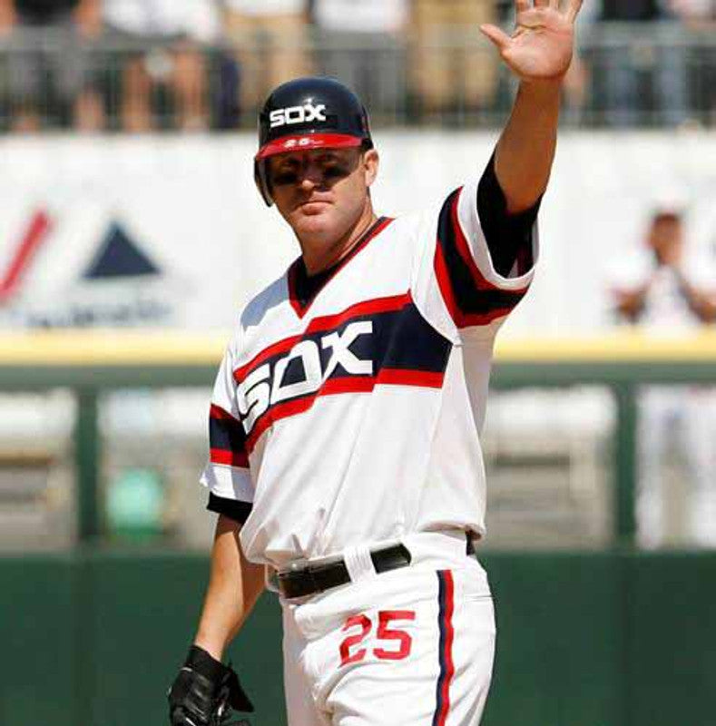 Jim Thome Chicago White Sox 1980s Baseball jersey retro stitched fan gear RTJ00531