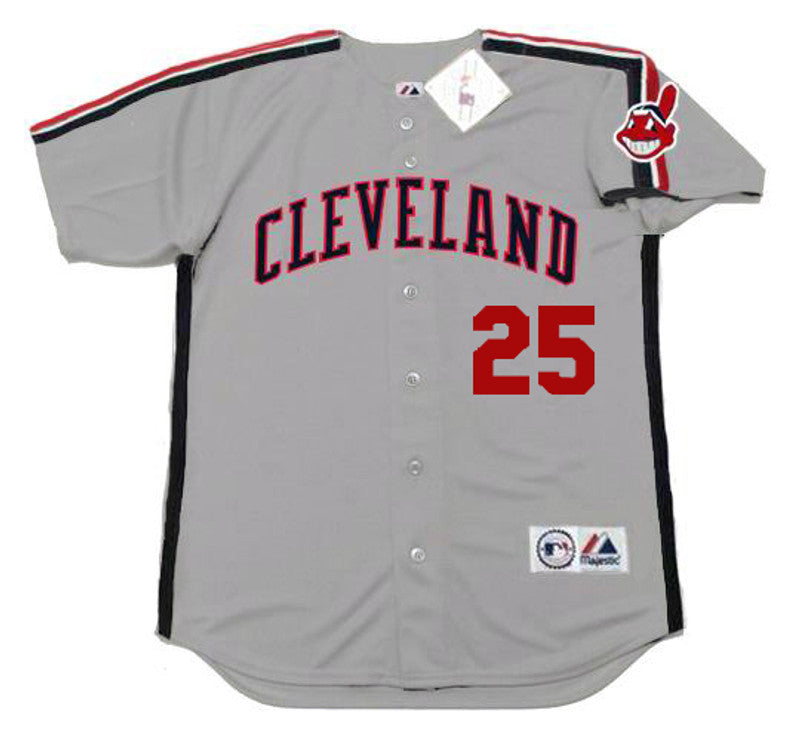 Jim Thome Cleveland Indians 1993 Baseball jersey retro stitched fan gear RTJ00529