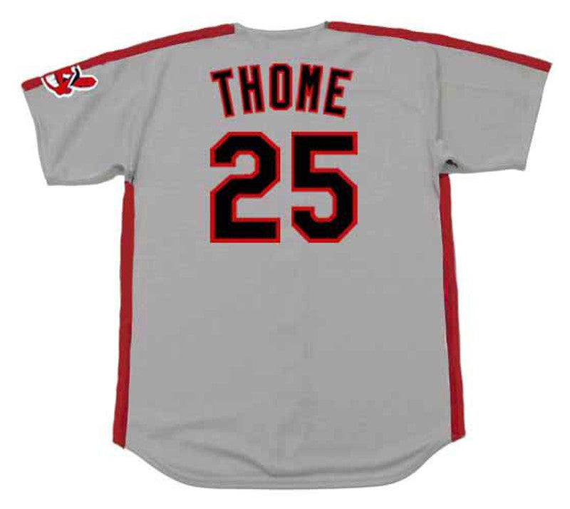 Jim Thome Cleveland Indians 1993 Baseball jersey retro stitched fan gear RTJ00529