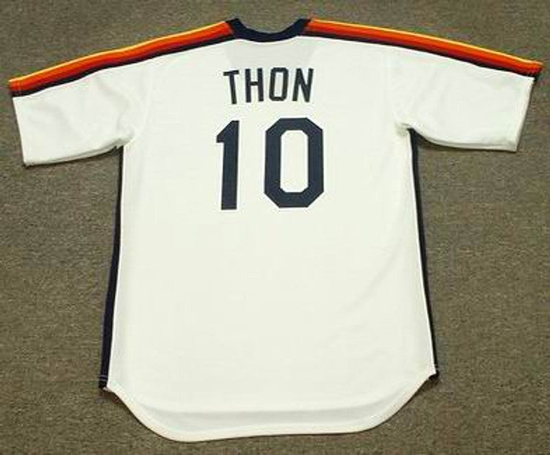 Dickie Thon Houston Astros 1986 Baseball jersey retro stitched fan gear RTJ01135