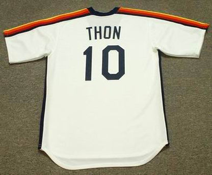 Dickie Thon Houston Astros 1986 Baseball jersey retro stitched fan gear RTJ01135