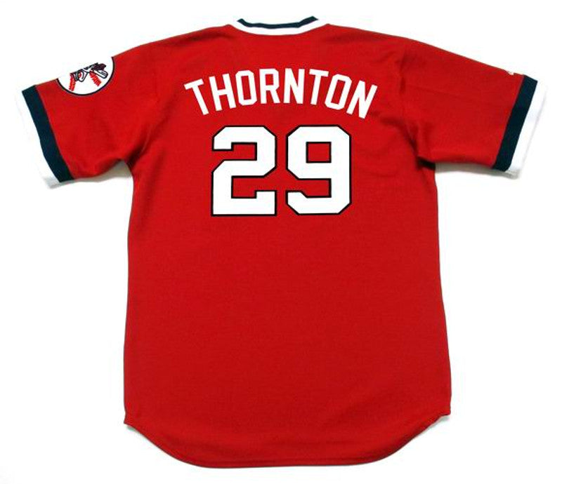 Andre Thornton Cleveland Indians 1977 Baseball jersey retro stitched fan gear RTJ01918