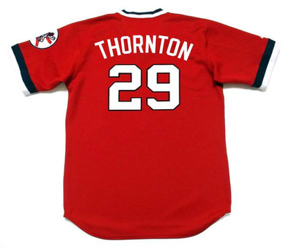 Andre Thornton Cleveland Indians 1977 Baseball jersey retro stitched fan gear RTJ01918