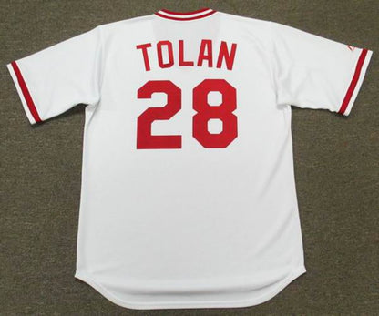 Bobby Tolan Cincinnati Reds 1972 Baseball jersey retro stitched fan gear RTJ01670