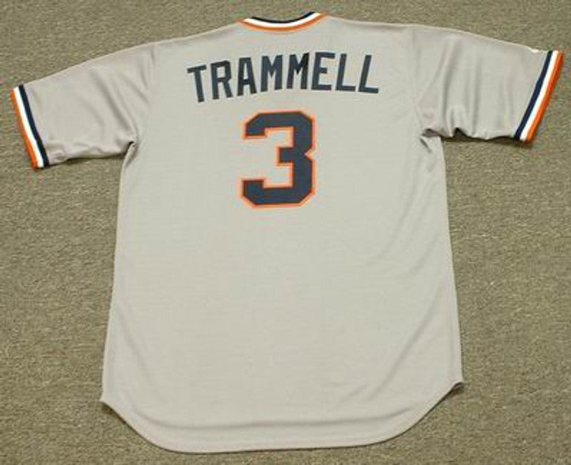 Alan Trammell Detroit Tigers 1984 Baseball jersey retro stitched fan gear RTJ01958