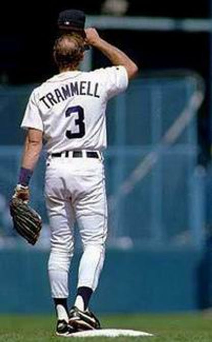 Alan Trammell Detroit Tigers Baseball jersey retro stitched fan gear RTJ01956