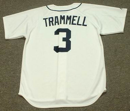 Alan Trammell Detroit Tigers 1984 Baseball jersey retro stitched fan gear RTJ01957