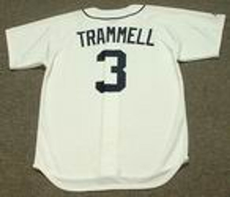 Alan Trammell Detroit Tigers 1984 Baseball jersey retro stitched fan gear RTJ01957
