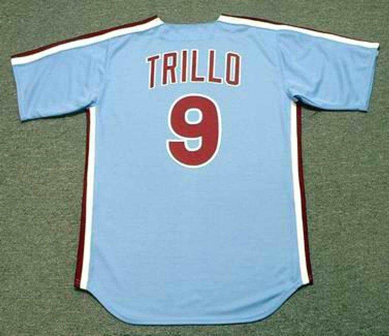 Manny Trillo Philadelphia Phillies 1980 Baseball jersey retro stitched fan gear RTJ00053