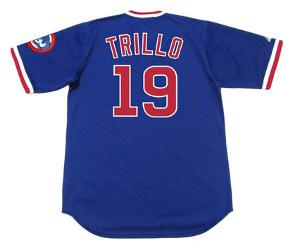 Manny Trillo Chicago Cubs 1987 Baseball jersey retro stitched fan gear RTJ00055