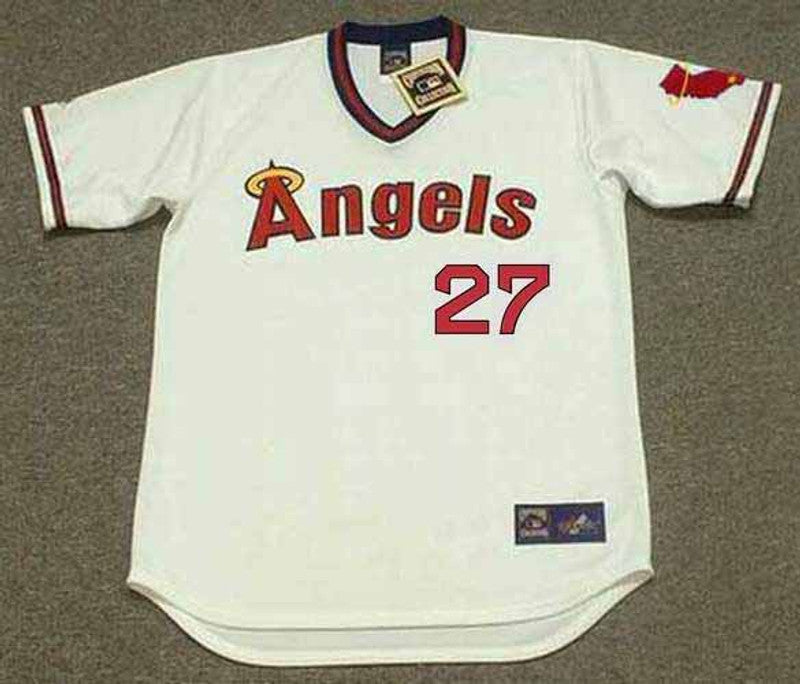MT CA 1980s Home Throwback Baseball Stitched Jersey, Vintage Baseball Jersey, Retro Sewn Jersey